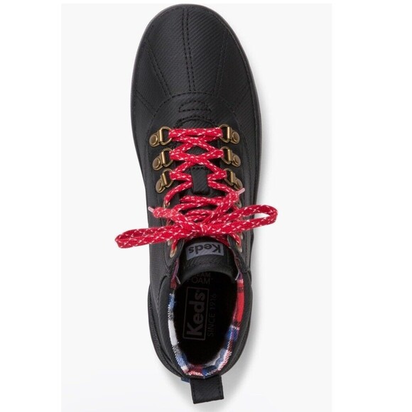 Keds Boots Womens 7 Black Scout Water Resistant Lace Up Micro Fleece Lining - Picture 14 of 15